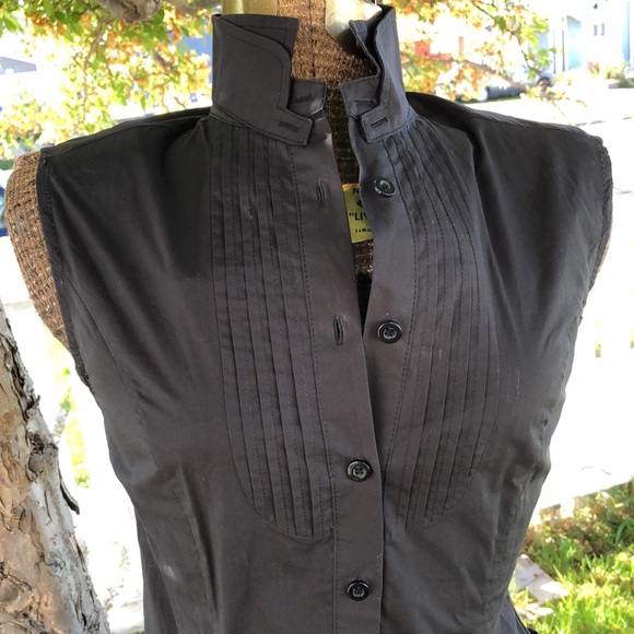 All Saints Vintage Katerina tunic bustle vest 4 8 - Picture 10 of 16